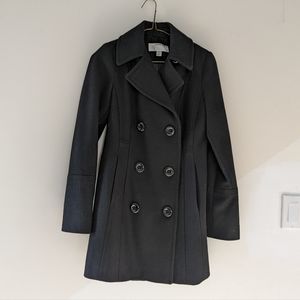 Anne Klein Double Breasted Wool Peacoat